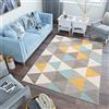 TAPISO Lazur Tappeto Soggiorno Pelo Corto Design Moderno Motivo Geometrico Astratto Triangoli Mosaico Multicolore Cameretta Stanza Ragazzi Salotto Camera Oeko-Tex 120 x 170 cm