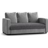 PAULATO BY GA.I.CO. PAULATO - Copridivano Impermeabile Antiscivolo - Runner Salvadivano per Cani e Gatti - Lavabile in Lavatrice, Made in Italy - Antracite 63x170 cm 3 Posti