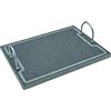 Etna Stone&Design Lava Grill Plus 40x30cm BISTECCHIERA con Manici Pietra LAVICA ETNEA Piastra LEVIGATA per Forno E Barbecue Cottura Carne, Pesce, Verdura E Pizza Etna Stone & Design