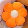 Morbuy Cuscino a Forma di Fiore in Peluche Lanuginoso, Cuscini per Sedia Fiore Carina Morbidi,Tatami Nordico Angolo di Lettura Cuscini Decorativi per Camera da Letto (A. Arancione,50x50cm)