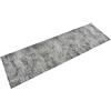 vidaXL Tappeto da Cucina Lavabile Beton 60x180 cm Velluto