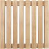 Falegnameria Sant'Andrea Pedana Doccia cm 60x60 in Legno Naturale di faggio Adatta a Piatti Doccia cm 80x80 Prodotta artigianalmente in Italia, Antiscivolo