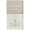 Il Gruppone Passione Casa Coppia Asciugamani Bagno 100% Cotone Con Ricami Simpatici Idea Regalo Ospite + Salvietta 400Gsm Salviette In Spugna Ricamate Vari Colori Morbidi Assorbenti - TortoraCrema - LavatiBene