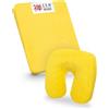ZEN MASSAGE WARE ZEN - Copertura per lettini & poggiatesta da massaggio - lenzuolo in morbida spugna per lettini cosmetici, da terapia & trattamento - rivestimento lavabile a 60° - accessori massaggi (giallo)