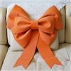 BrightGlow Fiocco grande rosso gigante fatto a mano DIY, fiocchi di Natale, fiocchi decorativi per feste, matrimoni, decorazioni Bow, fiocchi per auto per Natale, matrimonio, decorazione, arancione