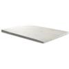 ITALYMATERASSI Topper Una Piazza e Mezza 130x190 cm in Memory Foam, Alto 5 cm, Correttore per Materasso, Sfoderabile con Angoli Elastici, 100% Anallergico