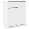 vidaXL Credenza con Cassetto Bianco 71x35x84 cm in Legno Multistrato, Mobile Contenitore, Mobile credenza, Armadio corridoio, Mobile Buffet