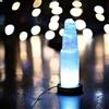 4All Selenite Crystal Rock - Lampada a LED con USB, realizzata a mano, multicolore, per energia spirituale e guarigione, meditazione, decorazione per la casa, idea regalo, base in legno minerale (15