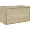 vidaXL Panca da Ingresso 80x40x45 cm Rovere Sonoma Truciolato