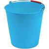 Tomaino Secchio in plastica con manico in ferro e impugnatura (18 Lt)