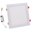 Silamp Faretto LED Incasso 24W Quadrato slim 298mm Switch 3000-4200-6400k F.I.271-290mm