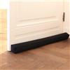 Rori Fermaporte magnetico per porte 130 cm - Paraspifferi per protezione porte - Guarnizione porta nera - Contro correnti d'aria e rumore - Fermaspifferi quadrato - Varie dimensioni e colori