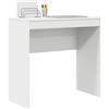 vidaXL Scrivania Bianco 80 x 40 x 76 cm, Scrivania compatta, Stile Moderno, Spazio ergonomico, Tavolo per Scrivere, Mobile Resistente per stanze Piccole