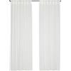 domus&trend - Atene Tende per Interni Ignifughe Filtranti, 1 Pannello 140x280, Per Casa Binario o Bastone, Tende a Pannello Trama Rigata, Made in Italy (Bianco naturale_Attacco per bastone)