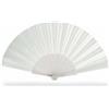 GBcommerce SET 100 VENTAGLI VENTAGLIO BIANCO PER MATRIMONIO WEDDING GADGET SPOSA CHIESA