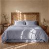 TRAMAS+ Set Copripiumino King Size 270x240cm, 100% cotone, Copripiumino e 2 federa da letto 55x80cm, Certificata STANDARD 100 by OEKO-TEX - Blu Indaco