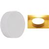 DRIWEI Plafoniera led soffitto 22w luce calda alta luminosita rotondo moderno bianco