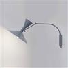 Nemo Cassina Lighting Nemo Lighting Lampe de Marseille Mini lampada da parete grigio opaco