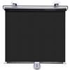 DZHTUF Tendine Parasole Temporanee, 40/45/50/58/68x125cm, Tende A Rullo con Ventosa, Persiane Retrattili Portatili, Tende Leggere per La Privacy, Tende Isolate Senza Foratura,Black-58x125cm/23x49in
