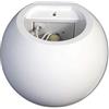 Vbioa Vetrineinrete® Applique da parete in gesso tondo a doppia emissione luminosa up e down verniciabile lampada con attacco g9 moderno IP20 X31