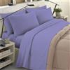 BANZAII TEXTILE INNOVATOR ONLINE Banzaii Completo Lenzuola Invernale Felpate in Flanella Anti-Pilling 100% Cotone, adatto anche ai materassi più alti, 4 pezzi, Matrimoniale Maxi Azzurro Scuro