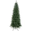 Bellapianta Albero di Natale Slim 180cm Super Folto Realistico Real Touch, Albero di Natale Slim 180 Premium in PE/PVC Verde con Borsa Porta Albero, Guanti e Sacchetto