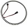 Vrabocry DC 5V WS2812B 60 LED Pixel Ring Nero Pcb Modulo LED indirizzabile WS2812 IC RGB Colore intero Rotondo LED Cerchio
