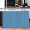 Odot Tende per Mobili da Cucina, Tinta Unita Tenda Corta Autoadesiva per Mobile Sottolavello Cucina - Antipolvere e Privacy - per Decorazione Armadietto (Azzurro,140x100cm)