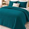 Clara Home Milano Clara Home Trapuntino Matrimoniale Primaverile, Copriletto Mezza Stagione in Velluto a Costine, Trapunta Leggera Tinta Unita, Coperta Letto Morbida Elegante Made in Italy, Ottanio