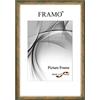 FRAMO Cornice foto barocco 26 x 36 cm in legno massello | Verde Dorato | Colore/dimensione selezionabile | Cornice antica d'epoca retrò N°067