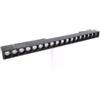 Jandei - Faretto LED per binario magnetico. Serie Grill 18 W 48 V, bianco neutro 4200 K, CRI90, lunghezza 330 mm. Colore nero