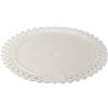 Festa Wow Vassoio Trinato Rotondo Set 5PZ in Plastica Trasparente Varie Dimensioni Ideale per Portata Dolci,Buffet,Rustici,Buffet,Antipasti,Sotto Dolci Trasporto (Diametro 28 cm)