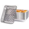 CONTITAL R31G | Vaschette Alluminio 8 Porzioni | Teglie Grandi Monouso per Alimenti, Microonde - Linea Professionale 50 Pezzi