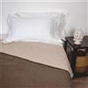 Corredocasa Trapuntino Copriletto, Made in Italy - Trapuntato Doubleface Mezza Stagione - Copri Letto Coperta Bicolore Primaverile in Morbida Microfibra (Tortora/Fango, Singolo)