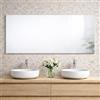 Kiamami Valentina - Specchio rettangolare 120x60 con bordo filo lucido