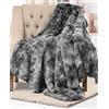 Everlasting Comfort Faux Fur Throw Blanket - Soft, Fluffy, Fuzzy, Plush, Thick Throws