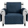 emmevi Copri Poltrona Impermeabile Tasche Laterali Proteggi Poltrona Antimacchia Antiscivolo 1 Posto Blu