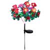 Frilla Luci Solari da Giardino a Forma di Fiore - Altezza 65 cm, Impermeabili IP65, Luce Calda Automatica, Senza Fili, Ricarica Solare, Ideali per Esterni | ROSILUME
