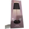 BRANDANI Lampada touch led Altair ricaricabile nera