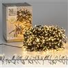 ECD Germany Catena Luminosa Grappolo 5,5 m 768 LED Bianco Caldo con Timer e 8 Modalità di Illuminazione Alimentazione a Rete IP44 Luci Cluster per Albero Natale Interno Esterno Lucine Decorative Patio