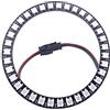 TOPXCDZ WS2812B Pixel LED Anello indirizzabile individualmente 8/16/24/35/45/60 /90/241 WS2812 IC integrato Cerchio a colori Moduli LED Luce DC5V (35Leds, Black)