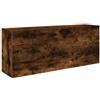 vidaXL Armadietto Bagno Rovere Fumo 100x25x40 cm in Truciolato, Armadio a Muro da Bagno, Armadio da Bagno a Muro, Armadio da Bagno a Parete