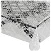 emmevi Tovaglia Trasparente Antimacchia Varie Misure Plastificata Pvc Copri Proteggi Tavolo Su Misura Protettiva Mod.LUX (D) 140X120