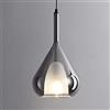 GUANSHAN Lampada a sospensione in vetro artistico Lampada da soffitto dal design minimalista Lampadario creativo a luce pendente decorativa per soggiorno, comodino