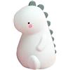 ECOSWAY Silicone Dinosauro Notte LED Luce Carino Cambiare Colore con Sensore di Tocco Portatile Lampada Ricaricabile per Bambini