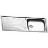 Apell Lavello Cucina Incasso 1 Vasca Gocciolatoio 116cm Acciaio Inox TO1161IRBC