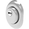 MOTTURA DEFENDER ANTITRAPANO PER SERRATURE Ø mm. 50 - finitura cromo satinato