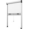 EFFE ZANZARIERA A RULLO FINESTRA VERTICALE 100X170CM, COLORE BIANCO