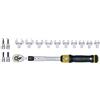 PROXXON MicroClick 23341 - Chiave dinamometrica MC 60 Multi (12-60 Nm, con chiave a forchetta, testa a cricchetto 3/8, con inserti per cacciavite)