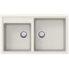 Apell Lavello da incasso 2 vasche 86cm avana